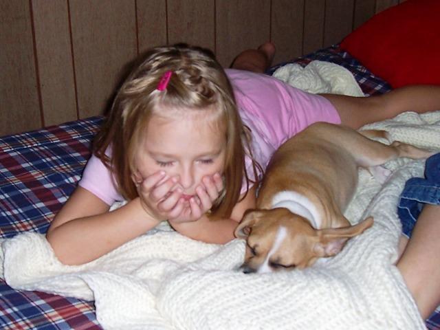 100_3112.JPG - The girls wore Libby out, so they all took a nap.