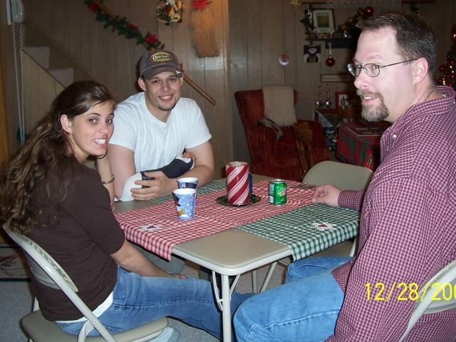100_3382.JPG - Robin, Danny & Don visiting after Christmas dinner.
