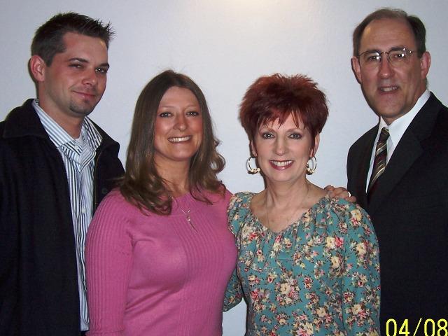 100_2668.JPG - Trevor, Misty, Pam and Mark on Easter Sunday.