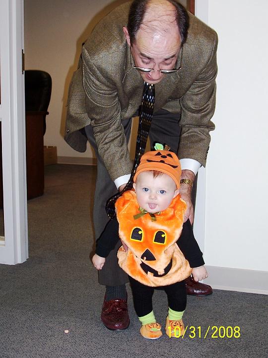 100_4122.JPG - She was ready to eat candy, but not walk yet ...