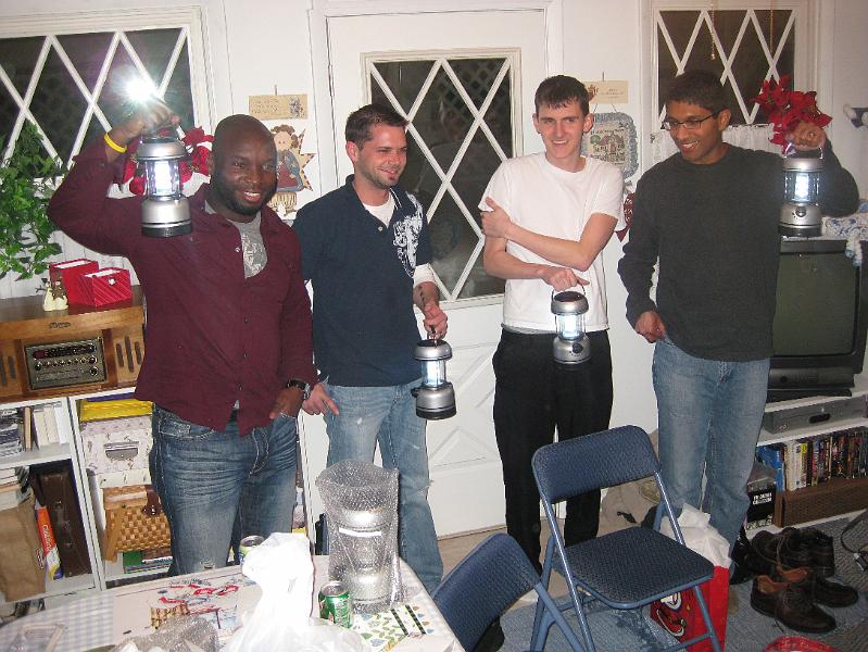 IMG_1283.JPG - Gerald, Trevor, Daniel, and Bimal proudly display their lanterns!