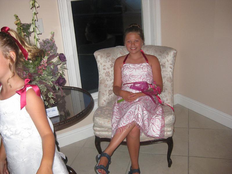 IMG_0719.JPG - Kaitlyn relaxing at the reception hall.