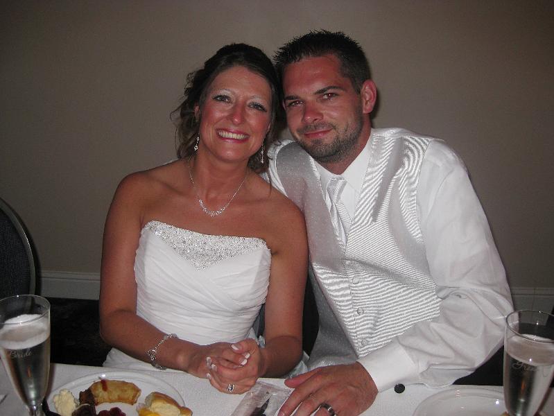IMG_0721.JPG - The newlywed couple at the reception.