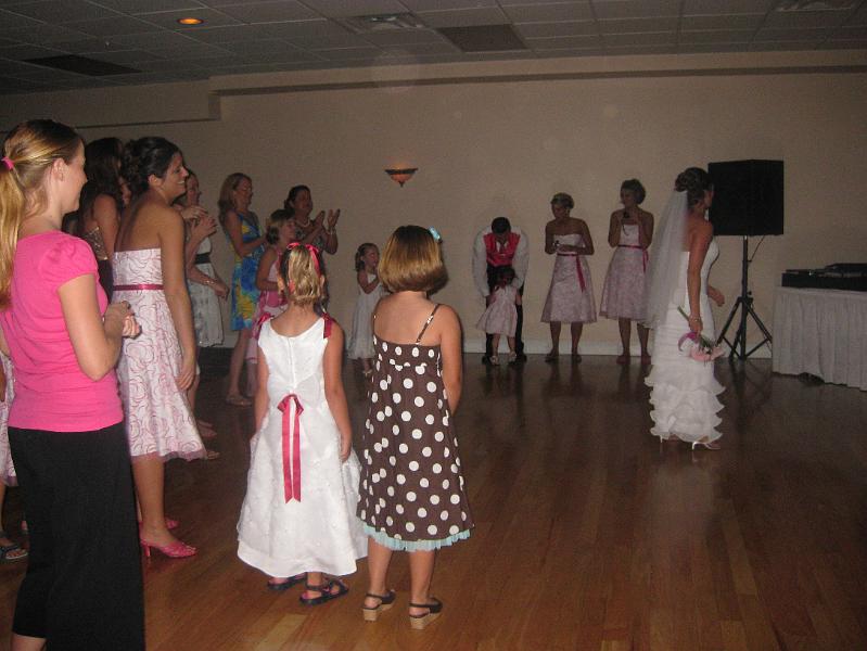 IMG_0759.JPG - Misty ready to throw the bouquet.  (Let's see, where's Amanda standing...?)