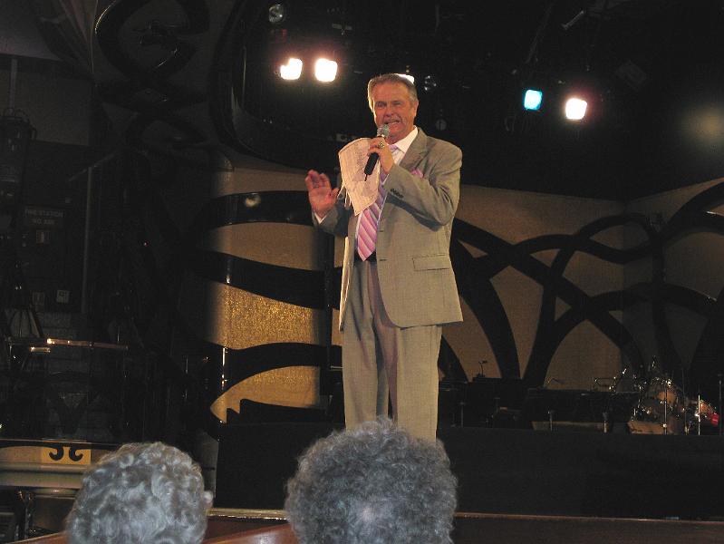 IMG_0039.JPG - Dr. Jerry Goff was MC for many of the events during the week.
