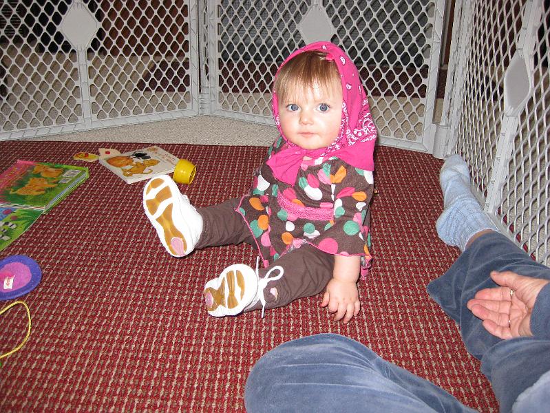 IMG_0347.JPG - OK, so you put this scarf AND these big honkin' shoes on me and want to SMILE?
