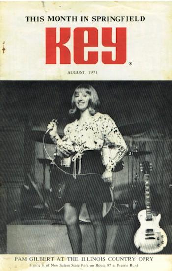 key.jpg - This is a "Key" magazine that was published and distributed to hotels and motels in the Springfield area to advertise area events and attractions.  Several upcoming guests were noted in the magazine including Billy Craddock (no mention of "Crash") and Nat Stuckey & the Sweet Thangs.